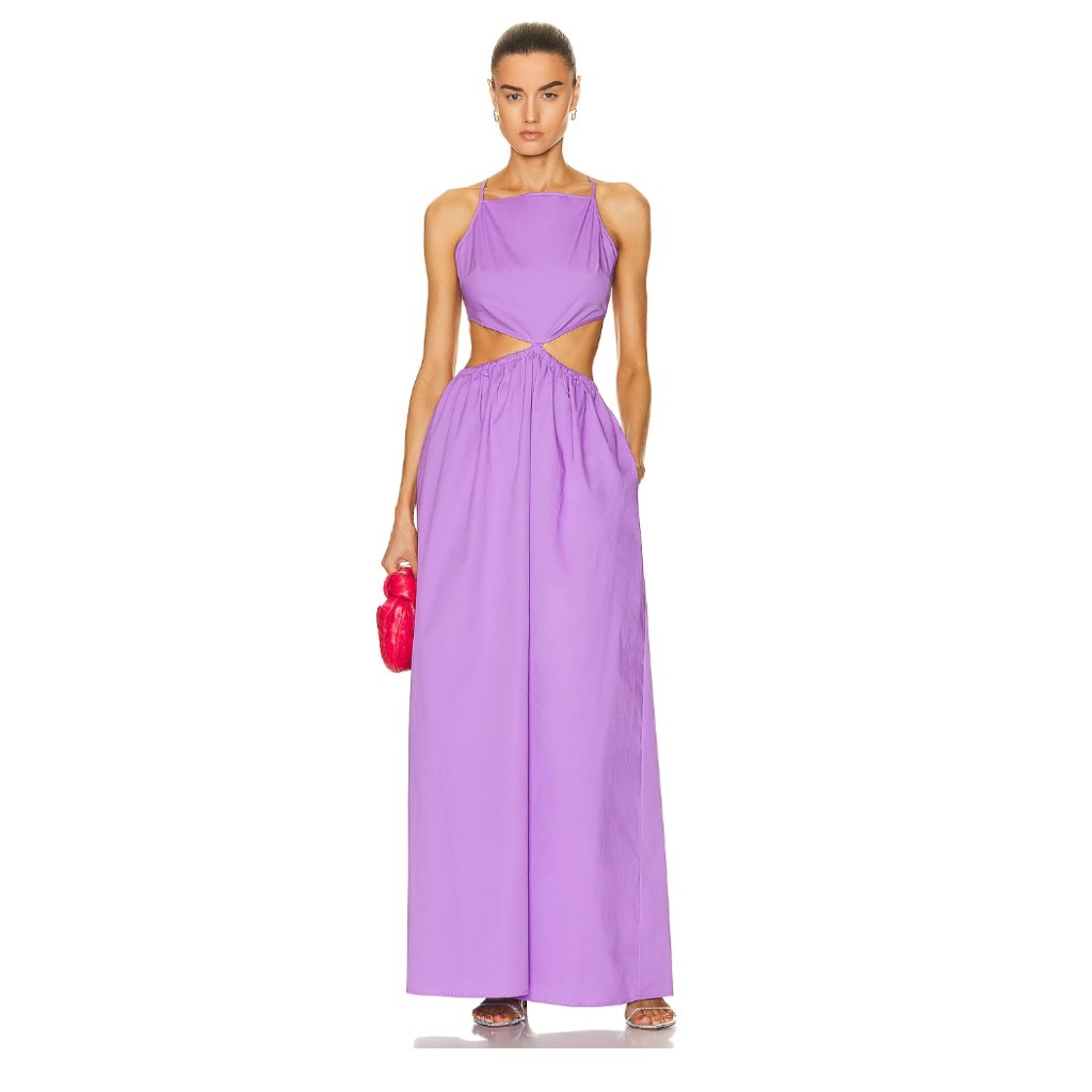 Staud Myla Dress Size Small In Lavendar